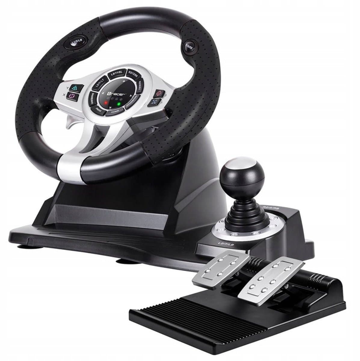 Tracer TRAJOY46524 game controller Zwart Stuurwiel + pedalen geschikt voor PlayStation 4, Playstation 3 — afbeelding 1