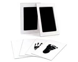 2 stuks Baby Handprint en Footprint Kit, Baby Handprint Inktpads met Clean-Touch, Inkless Print Kit Veilig Niet-giftig voor Baby Voeten en Handen, Pet Paw, Ritueel voor pasgeborenen, hand- en voetafdrukken van de baby, 6*9.5cm