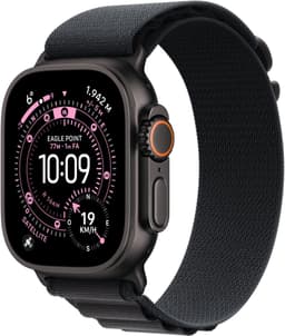 Apple Watch Ultra 3 - Wifi + 5G - 49mm - Black Titanium Case - Large — thumbnail 1