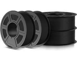 3D Printer Filament - Snel Printen Materiaal - Prototyping Modellen - Mat Oppervlak Snelheid - 1.75mm 4.4kg - Zwart