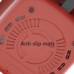 Digitale Airfryer - Heteluchtfriteuse - Gezond Koken - Olievrije Bereiding - 5 Liter Capaciteit - Rood — thumbnail 5