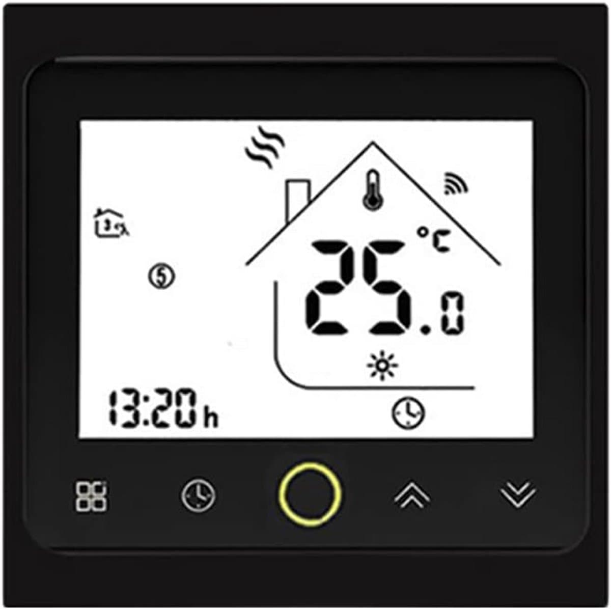Slimme WiFi Thermostaat voor Elektrische Vloerverwarming met LCD Touch Screen en Spraakbesturing — afbeelding 1