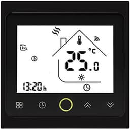 Slimme WiFi Thermostaat voor Elektrische Vloerverwarming met LCD Touch Screen en Spraakbesturing — thumbnail 1