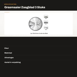 Dailygoods- Grasmaaier Zaagblad Set 3 Stuks - Gelegeerd Staal - 40/60/80 Tanden - Vervangingsbladen - Geschikt voor Bosmaaier - Hoogwaardige Kwaliteit — thumbnail 3