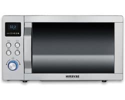Magnetron met grill - Heteluchtoven combi - Eten bereiden - 3-in-1 functie - 23 Liter - Zilver