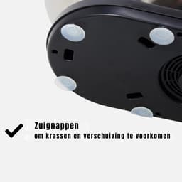 QUOVO® Mixer met mengkom - Mixer - Mixer met mengkom keukenmachine - Zwart - ‎37cm x 24cm x 32cm; 4.4 kg — thumbnail 3