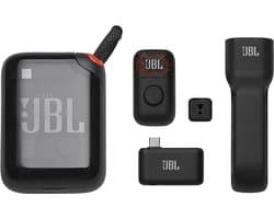 JBL EasySing Mic Mini - Draadloze Microfoon Set - USB-C, AUX, Bluetooth - Compacte Microfoon - Karaoke - Dasspeld - Lavalier - Video's, Livestreams, Vloggen, Podcast, Content - PartyBox