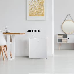 Mini Koelkast - Compacte Koeler - Extra Koelruimte - Stil En Energiezuinig - 40 Liter - Wit — thumbnail 3