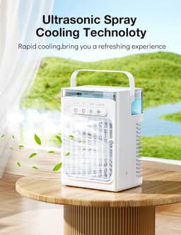 Mobiele Airco - Verplaatsbare Koeler - Ruimte Koelen - Energiezuinig Model - 9000 BTU - Wit — thumbnail 5