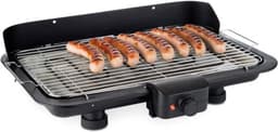 Thuys - Elektrische Tafelgrill Zwart XXL - 51x30cm Grilloppervlak - 2200W - Traploze Temperatuurregeling - voor Balkon en Binnen — thumbnail 1