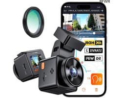 Mini Auto Camera - Rijcamera Recorder - Veilige Rit Registratie - 4K Nachtzicht Beeld - 1.54 Inch Scherm - Zwart