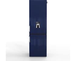 Nunki Large H2O – Koel-vriescombinatie – Waterdispenser – E-klasse – 268 liter – Front Magnetic Burst Gloss Metallic