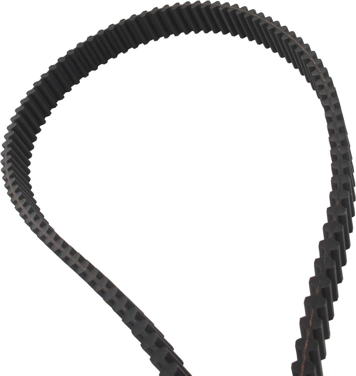 Dubbele tandriem - Vervangende riem - Grasmaaier onderhoud - 1800 mm lengte - 25 mm breed - Zwart — afbeelding 1