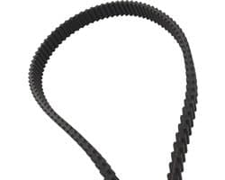 Dubbele tandriem - Vervangende riem - Grasmaaier onderhoud - 1800 mm lengte - 25 mm breed - Zwart