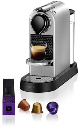 Krups Nespresso Citiz XN741B - Koffiecupmachine - Zilver - Compact - Retro Design - Voor Nespresso Cups — thumbnail 1