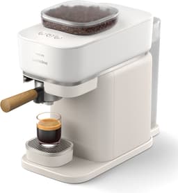 Philips Baristina - BAR307/20 - Semi-Automatische Espressomachine - Pistonmachine - Koffiemachine met Bonen - 2026 Editie - Wit — thumbnail 1
