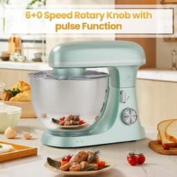 Krachtige Keukenmachine 2000W met RVS Kom 8.5L Planetaire Mixer 6 Snelheden — thumbnail 4