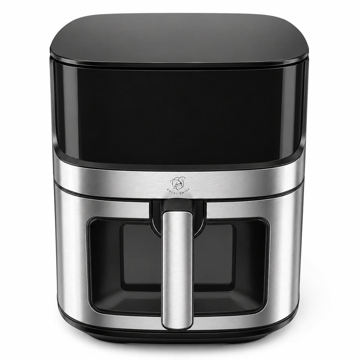 Royal Swiss® Airfryer XL 8L – Heteluchtfriteuse – Air Fryer 1500W – Touchscreen Frituurtoestel PFAS-vrij – Grijs — afbeelding 1