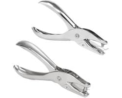 Creatieve Gatenpons Set voor Cirkelvormige Gaten, 3 mm en 6 mm, 2 Stuks voor Knutselen en DIY-projecten