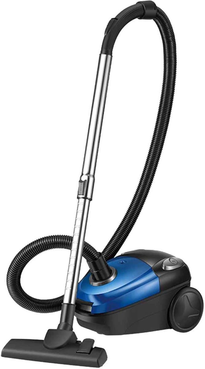 Casa Living Stofzuiger - Lichtgewicht - Compact - Stil in Gebruik - 1,5L Capaciteit - 2000W - 220V - 4,5 Meter Snoer - Zwart / Blauw — afbeelding 1