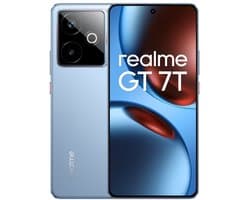 realme GT 7T - 5G Smartphone - 256GB Opslag - 12GB RAM - 7000mAh Titan Accu - 120W - IceSense Blue