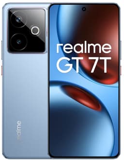 realme GT 7T - 5G Smartphone - 256GB Opslag - 12GB RAM - 7000mAh Titan Accu - 120W - IceSense Blue — thumbnail 1