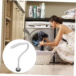 Wasmachinedeur Lasso - Deurhouder Siliconen - Ventileren Wasmachine - Rekbaar Ontwerp - 43 cm - Grijs — thumbnail 3