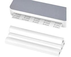 4 Rollen Thermisch Papier A4 (totaal 100 vellen) – olie- en slijtvast, universeel compatibel voor huiswerk, foto's, facturen en brieven