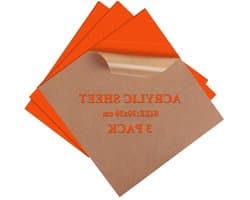 Dikke, gekleurde acrylplaten van 3mm, 30x30cm, mat voor creatieve projecten en decoratie