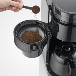 Severin KA 4831 Koffiezetapparaat met molen – Thermoskan – 1L – 8 Kopjes – Timer – RVS/zwart — thumbnail 4