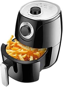 Heteluchtfriteuse - Friteuse zonder Olie - Gezond Koken - Directe Temperatuurregeling - 2.6 Liter 1000W - Rood — thumbnail 1