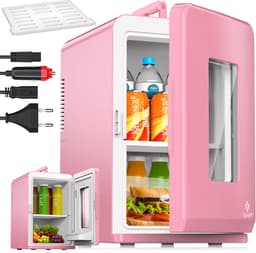 KESSER® Tafelmodel Koelkast 15 Liter AC DC 220-240V en 12V - Mini Koelkast Vrijstaand met Verwarmingsfunctie - Koelbox ideaal voor Auto en camperen - — thumbnail 1