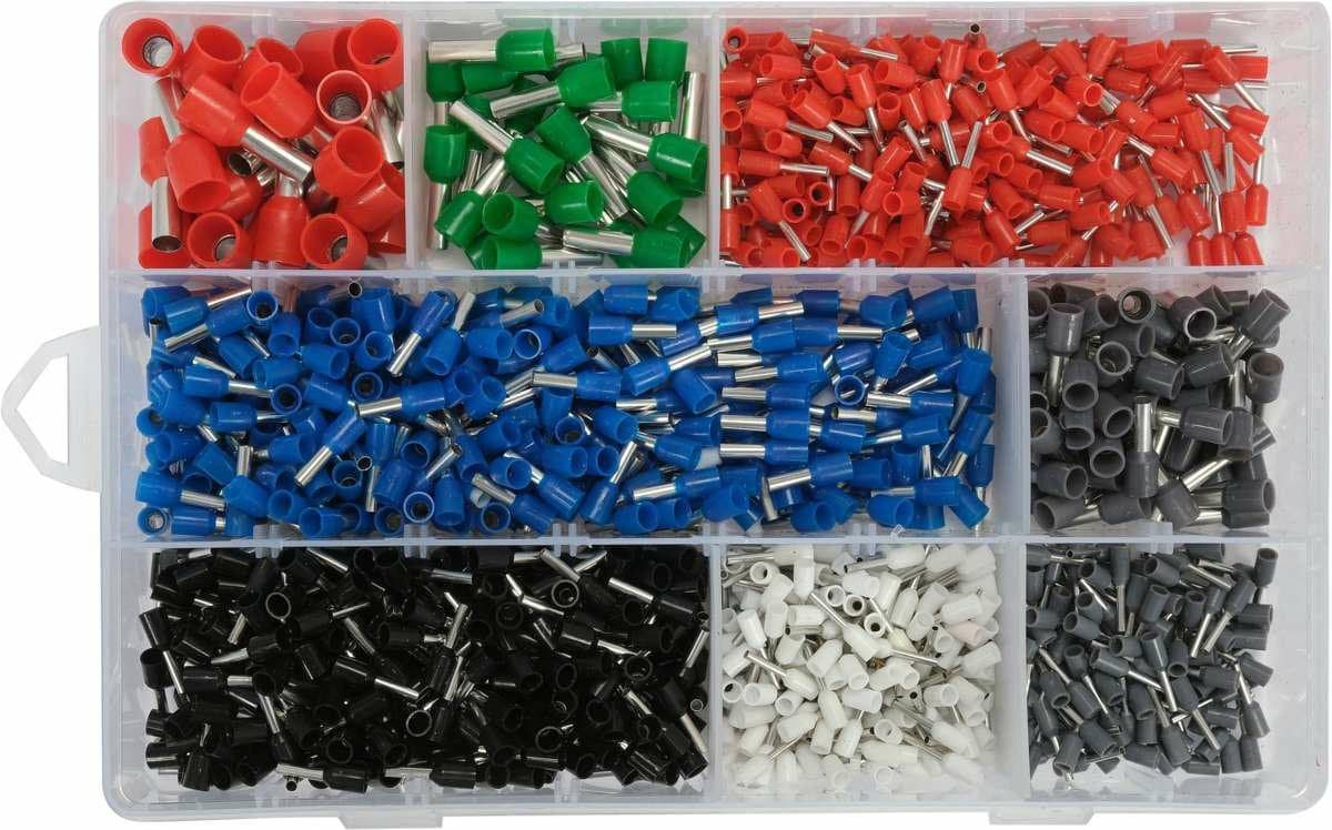 Yato YT-068914 - Kabeluiteinden en Connectoren Set - 1200 stuks - Messing en PVC — afbeelding 1