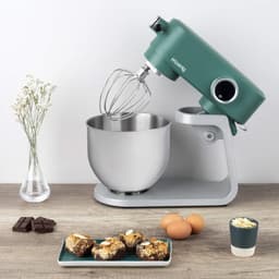 Keukenmachine - Mixer - Bakken en Koken - Krachtige 800W Motor - 5L Kom - Groen — thumbnail 2