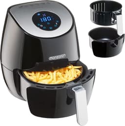 Heteluchtfriteuse - Airfryer - Gezond Frituren - 9-in-1 Functies - 3.6 Liter - Zwart — thumbnail 2