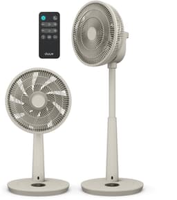 Duux Whisper 3 Statiefventilator - Zuinige Ventilator met 26 snelheden, Timer en Nachtmodus - In hoogte verstelbaar (73-95cm) - Horizontale + verticale oscillatie - Greige — thumbnail 1