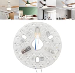 Dailygoods - Innovra - 5,3 Inch LED Retrofit Lichtkit voor Plafondventilator 15W Dimbaar — thumbnail 4