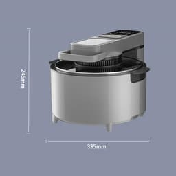 Luchtfriteuse - Friteuse - Gezond Koken - Visueel Venster - 8L Capaciteit - Grijs — thumbnail 5