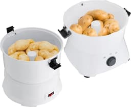 Elektrische Aardappelschilmachine - Keukenapparaat - Snel Schillen - Grote Capaciteit - 0.8 kg - Wit — thumbnail 1