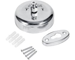 Intrekbare Waslijn - Kledinglijn Droger - Kleding Drogen - Roestvrij Staal - 2.8 Meter - Zilver