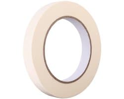 Witte Artist Tape van 50m voor Waterverf, Canvas en Tekeningen - Lage Hechting voor Creatieve Projecten en Cadeaus voor Schilderliefhebbers (1.5cm Breed)