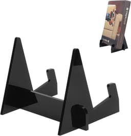 Verstelbare Acrylic Boekstandaard voor Tablets, Kranten, Tijdschriften en Notebooks - Zwart Display Easel — thumbnail 1