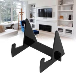 Verstelbare Acrylic Boekstandaard voor Tablets, Kranten, Tijdschriften en Notebooks - Zwart Display Easel — thumbnail 4