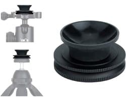 Lens Ball Stand met Zuignap en 1/4"-20 Draad voor Statief - Ideaal voor Kristallen Bal Fotografie en Stabiliteit met Aluminium Basis
