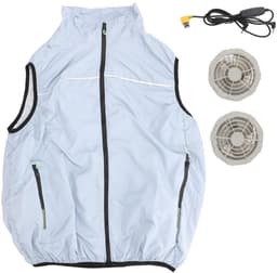 ONF3 - Koelvest - USB Geventileerd - 3 Snelheden - Zomer Werkvest - Bescherming - Ademend - Lichtgewicht - Voor Werk - Maat L — thumbnail 4