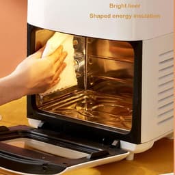 Luchtfriteuse Oven - Mini Elektrische Oven - Snelle Maaltijden Bereiden - Digitaal Touchscreen - 15 Liter Capaciteit - Zwart — thumbnail 4