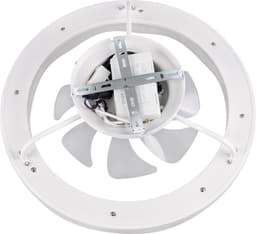 Fantiluxe - Greta - Plafondventilator zonder lamp - Wit - Ø50cm - Plafond ventilator - Afstandsbediening - Slaapkamer — thumbnail 2