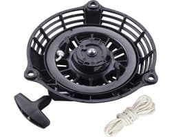 Grasmaaier Starter - Terugslag Starter - Motor Starten - Directe Vervanging - 21 cm - Zwart