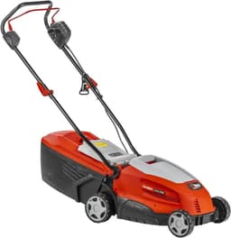 Elektrische Grasmaaier - Loopmaaier Duwmaaier - Gazon Onderhouden - Spatwaterdicht IPX4 - 32 cm Snijbreedte - Rood Zwart — thumbnail 1