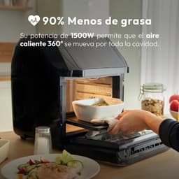 Airfryer – Heteluchtfriteuse – Airfryer Oven – Vetarm Koken – Digitale Touchscreen – 11L Inhoud – 1800W Vermogen – Temperatuur Instelbaar 80-200°C — thumbnail 5
